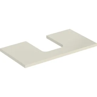 Geberit ONE Waschtisch-Platte, Ausschnitt mittig, für Aufsatzwaschtisch Schalenform 505273004
