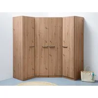 rauch Schrank-Set Kleiderschrank Schrank Garderobe Wäscheschrank VANDOR, (Set), 4-türig mit viel Stauraum, Schränke einzeln stellbar MADE IN GERMANY