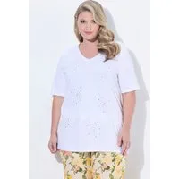 MIAMODA T-Shirt T-Shirt A-Linie Glitzersteinchen Halbarm