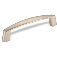 SO-TECH® Möbelgriff Bügelgriff UN17 BA 96 mm oder 128 mm, Lochabstand 96 mm Edelstahloptik - inkl. Schrauben