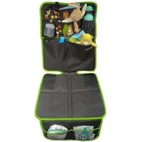 HECKBO Kindersitzunterlage 1x Auto Kindersitzunterlage XL, Schutzunterlage Kindersitz Sitzschutz