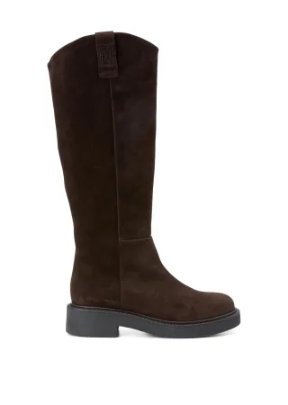 marc opolo shoes - Langschaft-Stiefel Model Perla Burnt Coffee - Gr. - 38