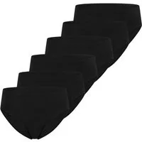 Schiesser Hüftslip 6er Pack Essentials Cotton (Spar-Set, 6-St) Slip - Baumwolle - Atmungsaktiv - Optimale Passform