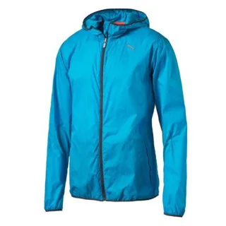 Puma Herren mit Kapuze mit leichter Windrunner Packbare blaue Jacke 513787 03 A22d