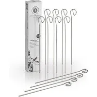 Buddy's Grillspieß Buddy´s BBQ (Set, 12-St), Schaschlikspieße, Edelstahl, wiederverwenbar, 21 cm