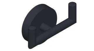 Giese Haken schwarz matt, 33048-14 33048-14