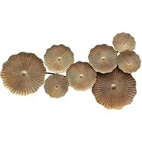 BOLTZE Wanddekoobjekt Wanddekoration „Farretti Gold“ – Elegantes Design in Goldoptik