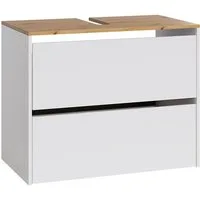Vicco Waschbeckenunterschrank Viktor, Weiß/Artisan, 80.2 x 65 cm (1-St)