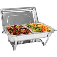 Youyijia Speisenwärmer 9L Buffetwärmer Speisenwärmer aus Edelstahl mit für Catering