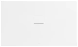 Villeroy & Boch Duschwanne Squaro Infinity (1590SQI2I) 1500x900x40mm Quaryl Stone White, UDQ1590SQI2 UDQ1590SQI2IVRW