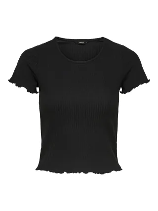 ONLY - ONLEMMA S/S SHORT TOP NOOS JRS Black - Gr. - XL
