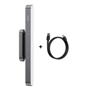 Baseus Night Light Hanging Magnetic LED Table Lamp Stepless Dimming Desk Lamp Rechargeable Cabinet Light For Bedroom Kit