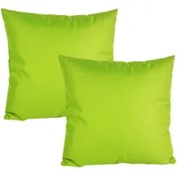 JACK Kissenbezüge 2er Set 50x50cm Outdoor Wasserfest, (2 Stück), 2x Kissenhülle, strapazierfähig, wasserabweisend, Innen & Außen