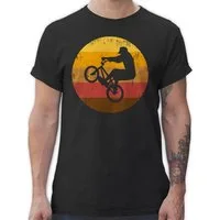 Shirtracer T-Shirt BMX Jump I Geschenk BMX Fahrer I BMX Fan Fahrrad Bekleidung Radsport