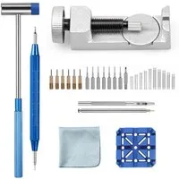 FOUORTUNATE-BEE Uhrenarmband 41-teiliges Uhrmacher Werkzeug Set zum Wechseln von Armbändern, Uhren Reparatur Werkzeug Set zur Anpassung und Demontage Armbändern
