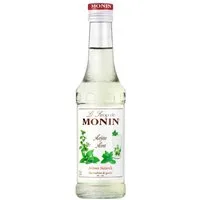 MONIN Getränke-Sirup, Monin Mojito Mint Sirup mit natürlichem Minzaroma 250ml