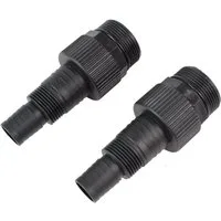 TRUTZHOLM Wasserpumpe 2x Adapter für Schwimmbadpumpe ABS für 24 / 34 mm Schläuche, 1 1/2" Innengewinde