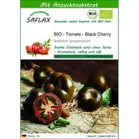 SAFLAX Gemüsesamen SAFLAX - Samen und Substrat - BIO - Tomate - Black Cherry