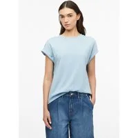 s.Oliver Kurzarmshirt T-Shirt T-Shirt mit überschnittenen Schultern und Turn-up