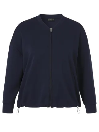 VIA APPIA DUE - Jacke Kragen 1/1 Arm Zipper indigo - Gr. - 46