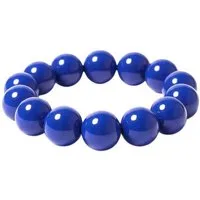 KARMA Perlenarmband Damen XL Acryl bunt 5cm dehnbar (Statementarmband, 1-tlg., Damenarmband Sommerschmuck), Armband Geschenk für sie