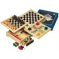 Philos Spiel, Spielesammlung - Holz - Reise-Edition