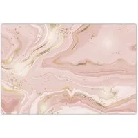 cover-your-desk.de Schreibtischunterlage abwaschbar - rosa Marmor mit Gold - premium Vinyl - Made in Germany