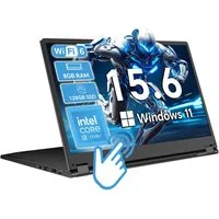 MENGHU 15,6" Convertible Laptop Intel Core i3-1215U, Versand am selben Tag Notebook (Intel Core i3-1215U Alder Lake-U, 8 GB, 128 GB SSD)