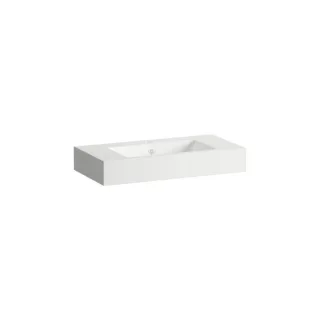 Laufen CLASSICS Waschtisch H510CL40001041 800x405x135 mm, mit Armaturenbank, mit einem Hahnloch, mittig, mit Überlauf, weiß