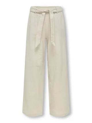 KIDS ONLY - KOGTIZANA COTTON LOOSE PANTS WVN NOOS Pumice Stone - Gr. - 140