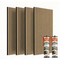 IZODEKOR 3D Wandpaneel IZODEKOR 3D Wandpaneele Holz Schalldämmung, Akustikpaneele, (Set) Schallabsorbierend, flexibel zuschneidbar
