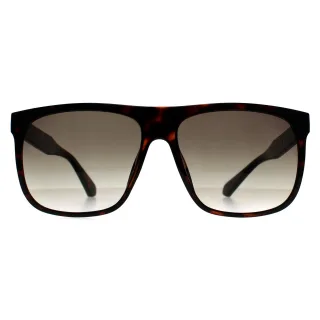 Guess GF5072 52P dunkle havannabraune Sonnenbrille mit Farbverlauf