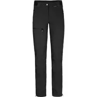 Bergson Outdoorhose BRYNE Damen Winter Softshellhose, mit warmem Innenfleece und voll elastischem Gesäßeinsatz, Langgrößen, schwarz