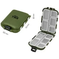 Delphin.sk Kunstköder Kunstköderbox Kleinteilebox TBX One 100-10P 100x65x30mm ‍Angelzubehör, Mit dieser Box haben Sie haben immer einen Überblick