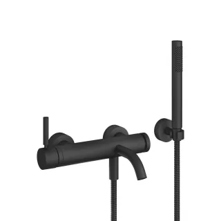 Dornbracht Wannen-Einhandbatterie für Wandmontage META 33233660 Schwarz matt 33233660-33