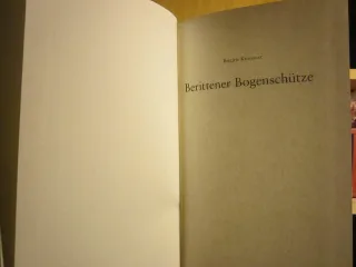 Berittener Bogenschütze. SZ-Bibliothek Band 62 [Gebundene Ausgabe] [2007] Kronauer Brigitte