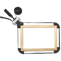 relaxdays Montageklemme Rahmenspanner mit Spannbacken 4m, B: 10 cm, L: 28 cm