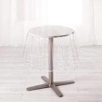 Douceur d'intérieur Tischdecke Transparente Wachstischdecke, rund, Ø 180 cm (Tischdecken 1-tlg)