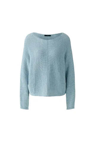 Oui - Pullover celestial blue - Gr. - 44