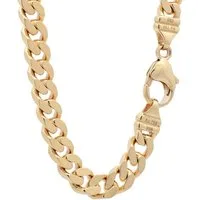HOPLO Panzerkette Goldkette Panzerkette Armkette 6,0 mm 19 cm 750 - 18 Karat Gold, Made in Germany