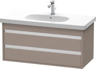 Duravit Ketho Waschtischunterbau wandhängend Basalt Matt 1000x455x480 mm - KT664804343 KT664804343