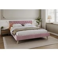 FDM Polsterbett ZUZA modern mit Bettkasten MADE IN EU - mit hochwertigem Velours Bezug (verfügbar 120x200 140x200 160x200 180x200cm, Bettrahmen, Bett, mit großen gepolsterten Kopfteil, ohne Matratze, Lattenrost aus Holz), ohne Matratze, Lattenrost au