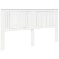vidaXL Bett Kopfteil Weiß Holzwerkstoff (1-tlg)