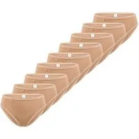 sloggi Tai-Slip 9er Pack 24/7 Cotton Lace (Spar-Set, 9-St) Tai Slip - Baumwolle - Atmungsaktiv - Perfekter Sitz