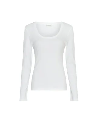 msch copenhagen - MSCHJeanie Rasmia U Top bright white - Gr. - XL