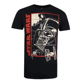 Star Wars - T-shirt - Homme (Noir / Rouge / Blanc cassé)