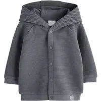 Next Strickjacke Leichte, strukturierte Jersey-Babyjacke (1-tlg)