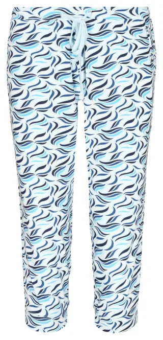 IN LINEA - Da.-Capri Druck jeans swirls - Gr. - 38