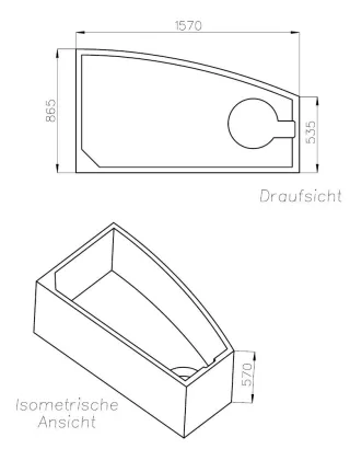 Neuesbad Wannenträger für Ideal Standard i.life 160x90 SW 16149