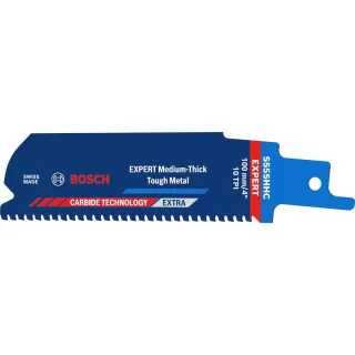 Bosch EXPERT Medium-Thick Tough Metal S555HHC Säbelsägeblatt, 10-Stück - 2608902320